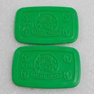 Little Tikes $1 Bill Plastic Money Pretend Checkout Cash Replacement Lot 2pc